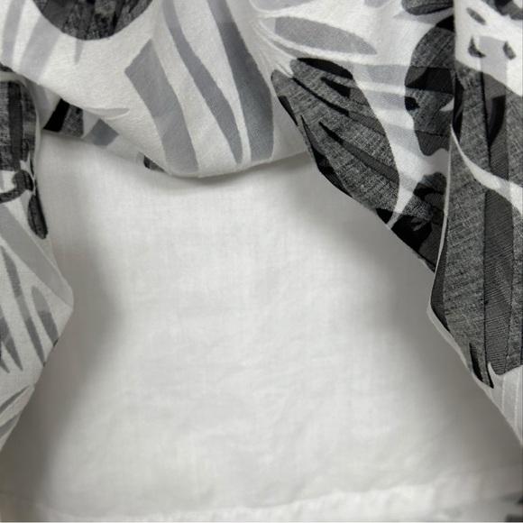 232 - PLANET BLACK AND WHITE LINED SKIRT - Picture 6 of 9